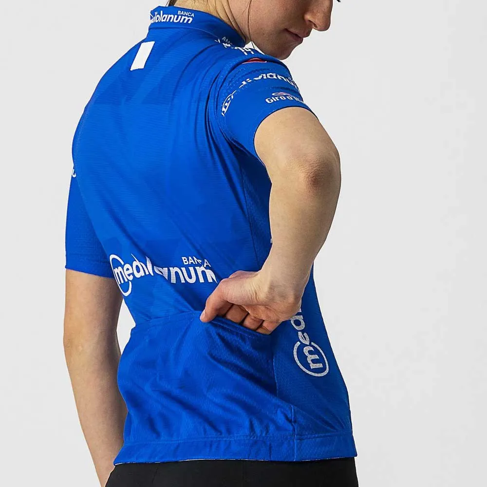 Castelli Giro Italia 2021 Competizione Kort Ermet Trøye, Maglia azzurra