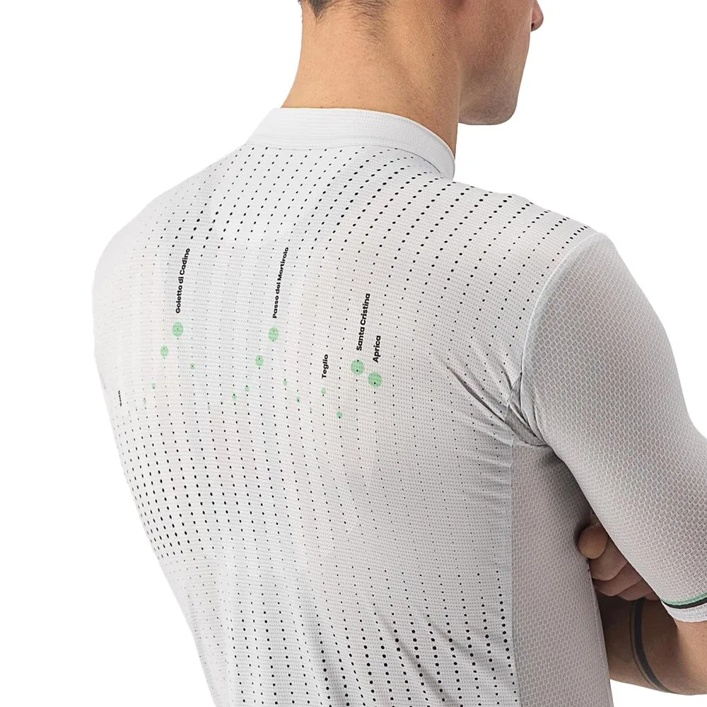 Castelli Giro Italia 2022 Mortirolo Kort Ermet Trøye, Grey