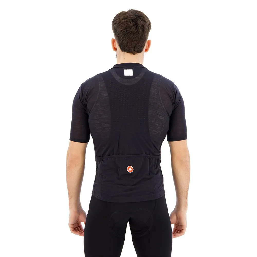 Castelli Giro Italia Heritage Maglia Nera Kort Ermet Trøye Castelli Giro Italia Heritage Maglia Nera Kort Ermet Trøye