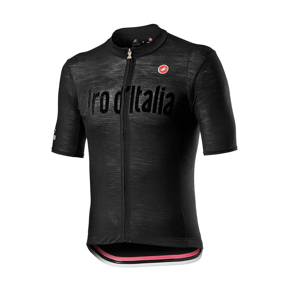 Castelli Giro Italia Heritage Maglia Nera Kort Ermet Trøye Castelli Giro Italia Heritage Maglia Nera Kort Ermet Trøye