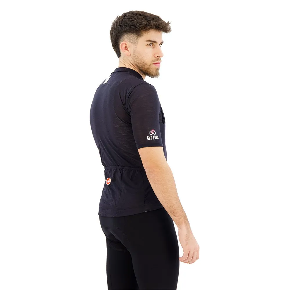 Castelli Giro Italia Heritage Maglia Nera Kort Ermet Trøye Castelli Giro Italia Heritage Maglia Nera Kort Ermet Trøye