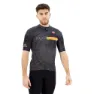 Castelli #giro Roma Kort Ermet Trøye, Anthracite / dark grey / yellow