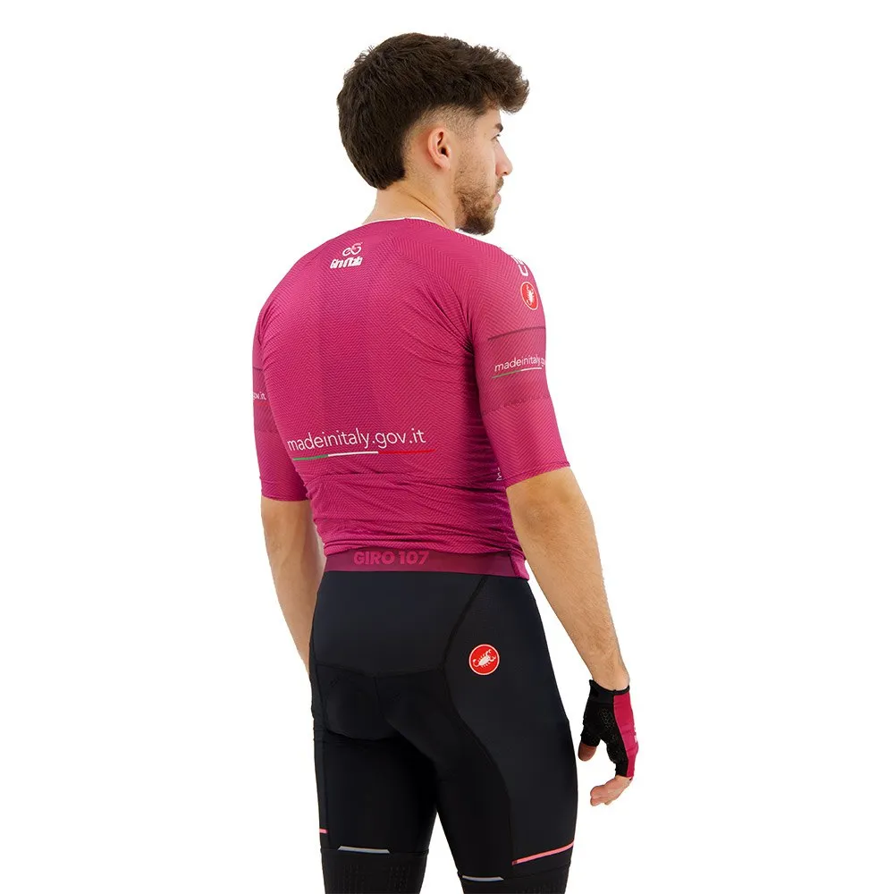 Castelli #giro107 Race 2024 Kort Ermet Trøye Castelli #giro107 Race 2024 Kort Ermet Trøye