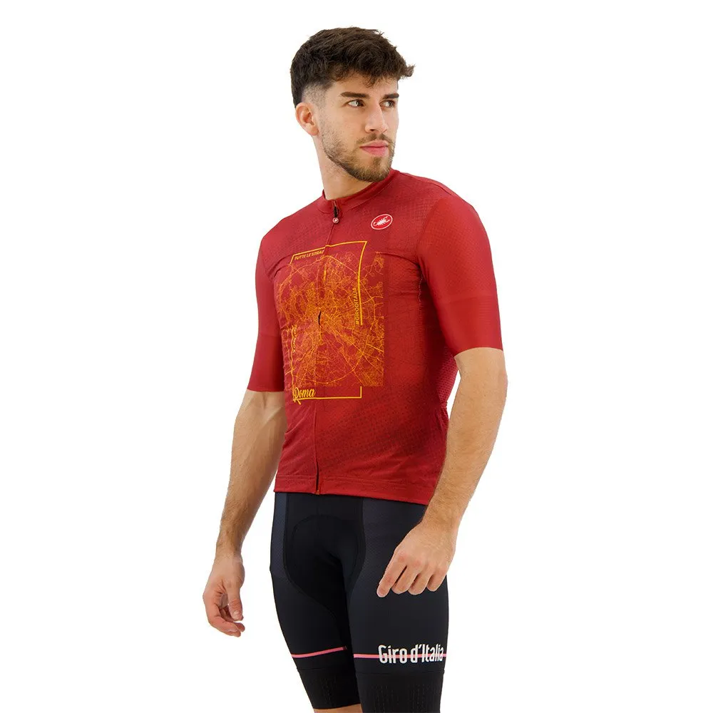 Castelli #giro107 Roma 2024 Kort Ermet Trøye, Purple red Castelli #giro107 Roma 2024 Kort Ermet Trøye, Purple red