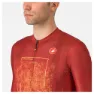 Castelli #giro107 Roma 2024 Kort Ermet Trøye, Purple red