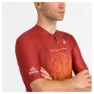Castelli #giro107 Roma 2024 Kort Ermet Trøye, Purple red