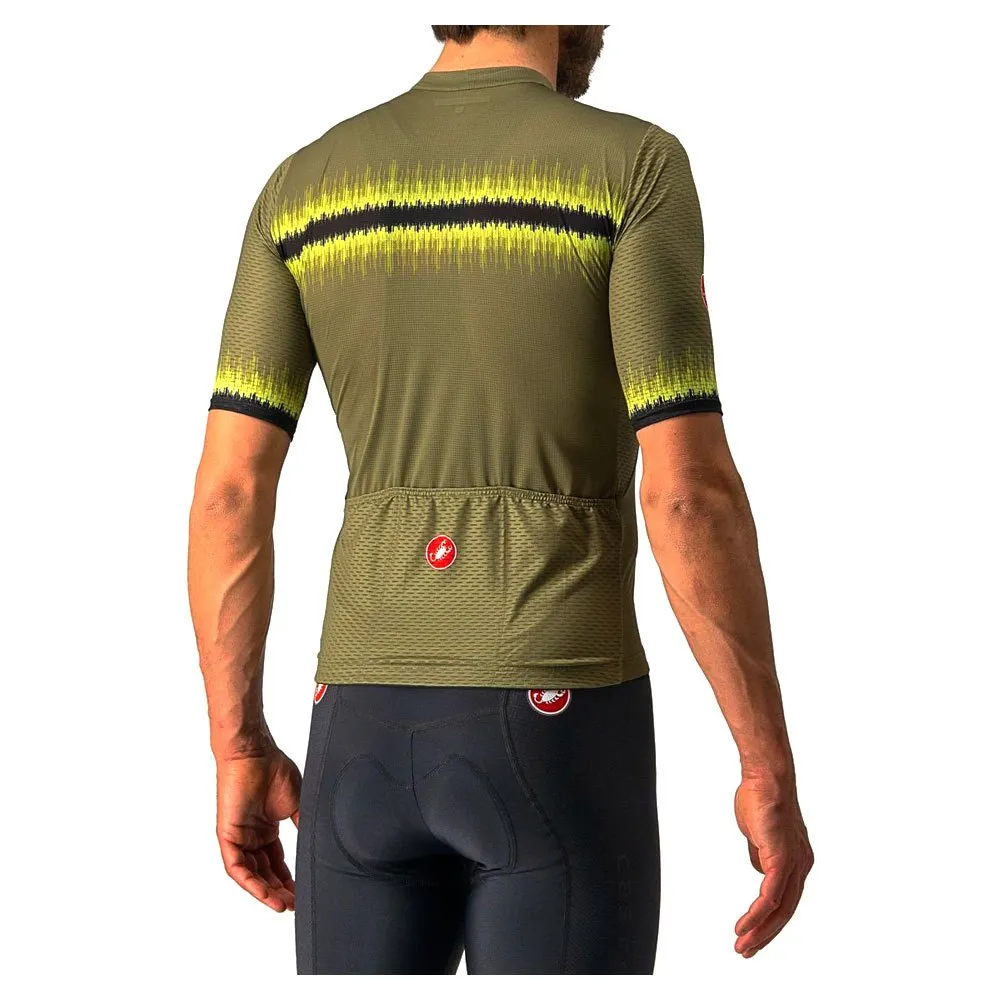 Castelli Grimpeur Kort Ermet Trøye, Moss green, XL
