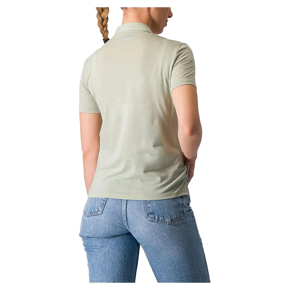 Castelli Merino Kortermet Poloskjorte