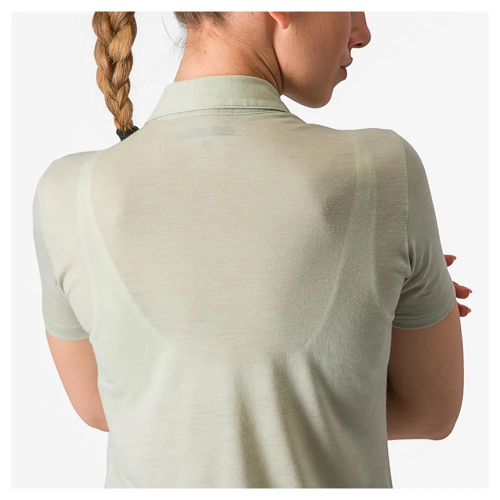Castelli Merino Kortermet Poloskjorte