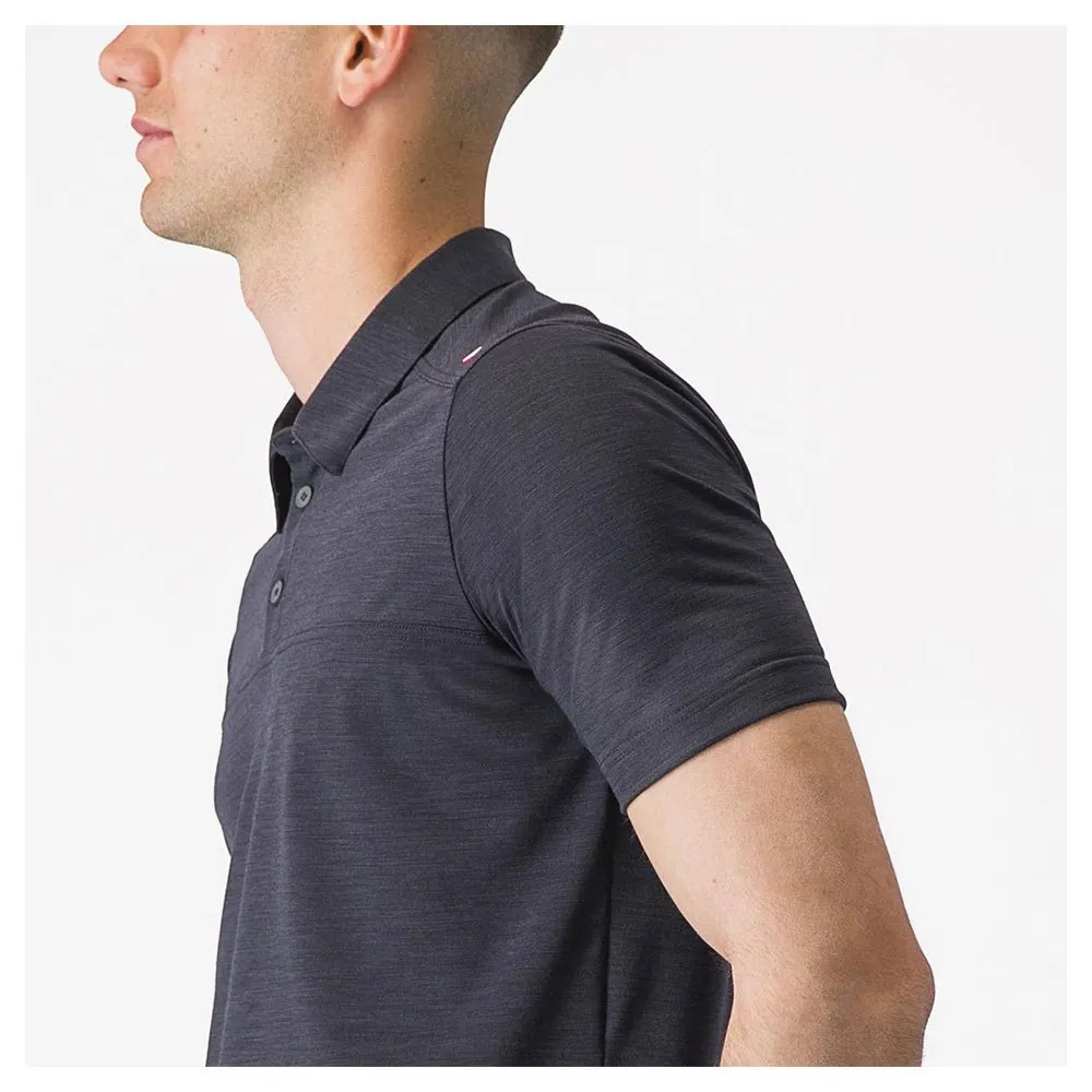 Castelli Merino Kortermet Poloskjorte