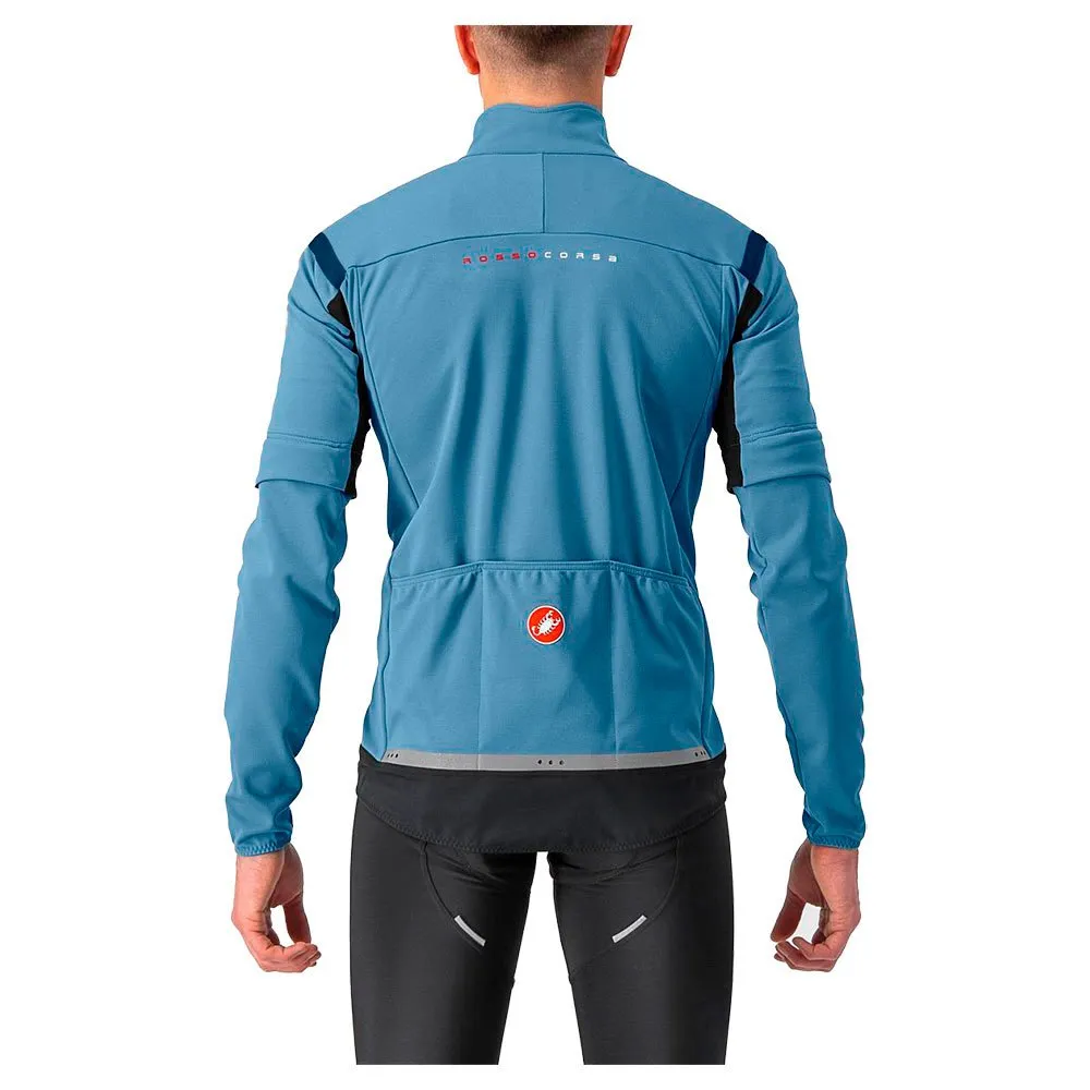 Castelli Perfetto RoS 2 Conv Sykkeljakke, Steel blue / savile blue Castelli Perfetto RoS 2 Conv Sykkeljakke, Steel blue / savile blue