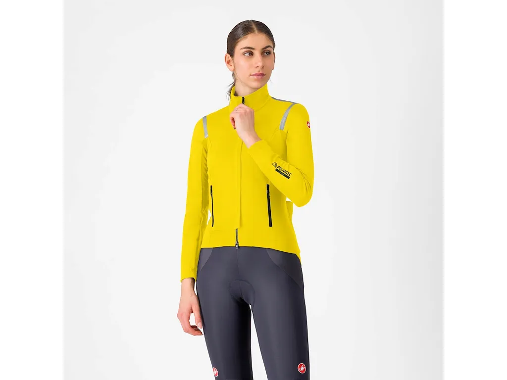 Castelli Perfetto RoS 3 sykkeljakke mango mojito reflex dame