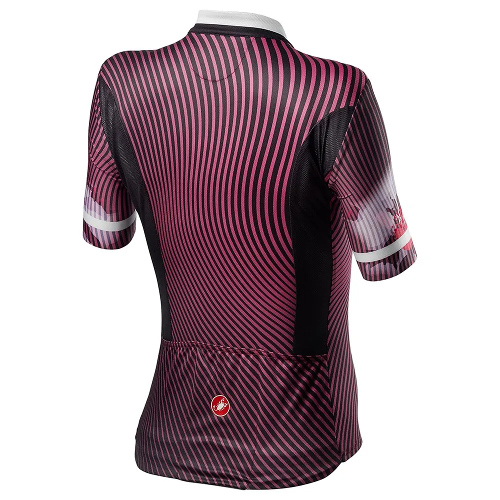Castelli Primavera Kort Ermet Trøye, Bordeaux, L Castelli Primavera Kort Ermet Trøye, Bordeaux, L
