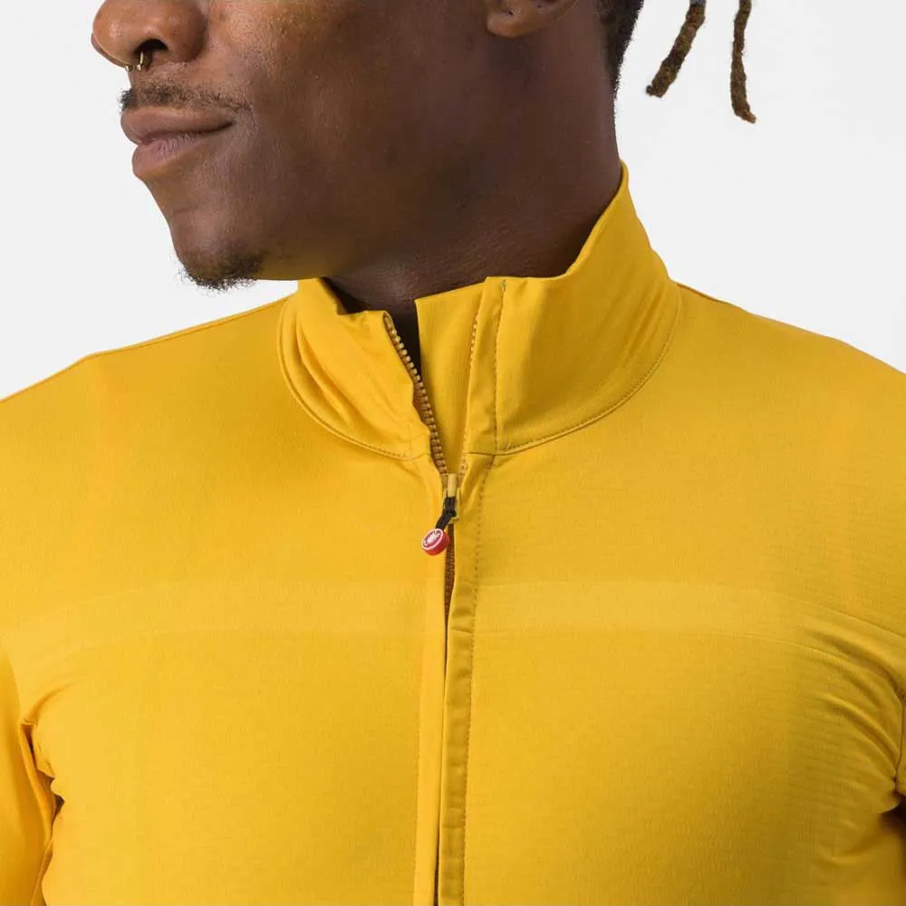 Castelli Pro Thermal Kort Ermet Trøye, Goldenrod, M