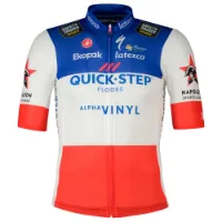 Castelli Quick-step Competizione Kort Ermet Trøye