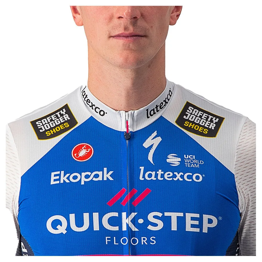 Castelli Quick-step Competizione Kort Ermet Trøye
