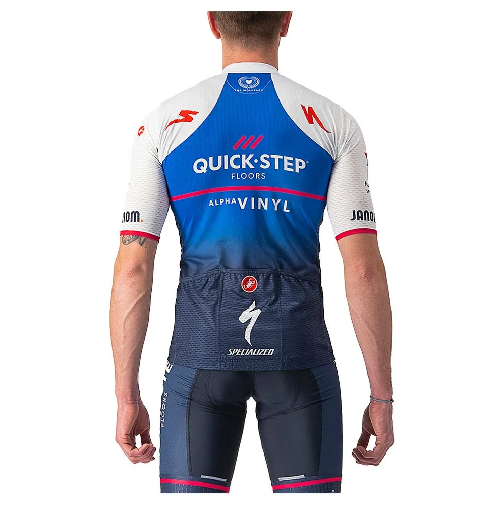 Castelli Quick-step Competizione Kort Ermet Trøye