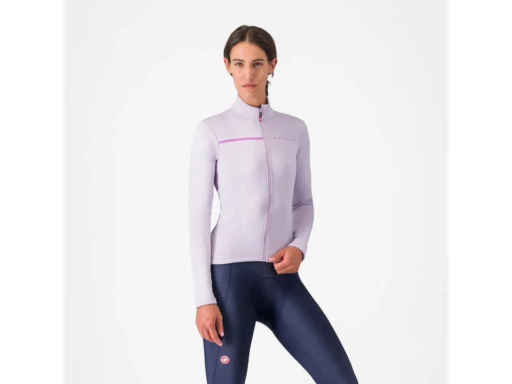 Castelli Sinergia 2 FZ langermet sykkeltrøye light black/dark gray herre