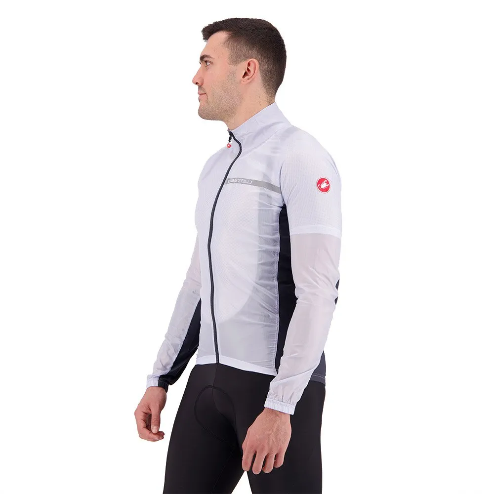 Castelli Squadra Stretch Jakke Refurbished, Silver / dark grey