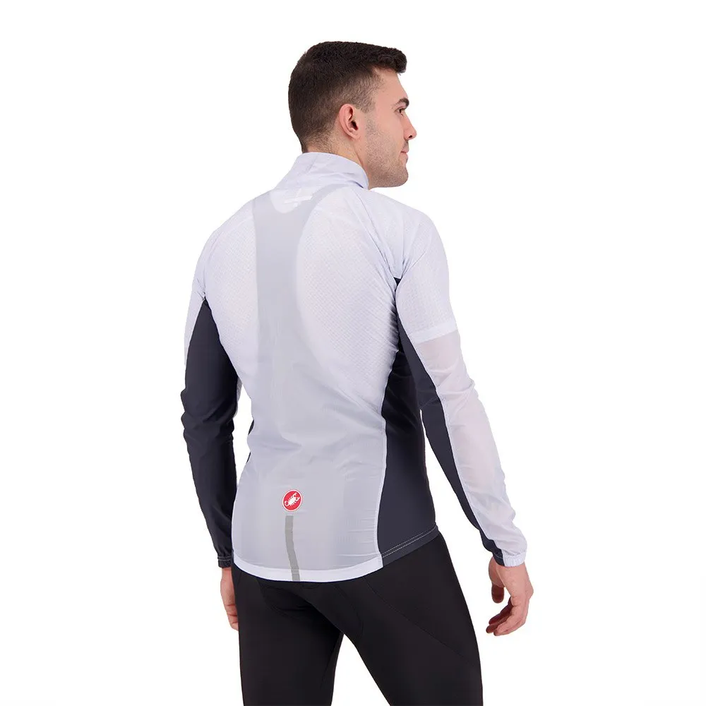 Castelli Squadra Stretch Jakke Refurbished, Silver / dark grey