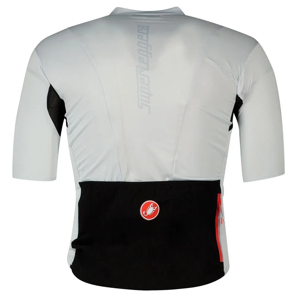 Castelli Superleggera 2 Kort Ermet Trøye, Silver, 3XL