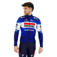 Castelli Thermal Soudal Quick-step 2024 Langermet Trøye Castelli Thermal Soudal Quick-step 2024 Langermet Trøye