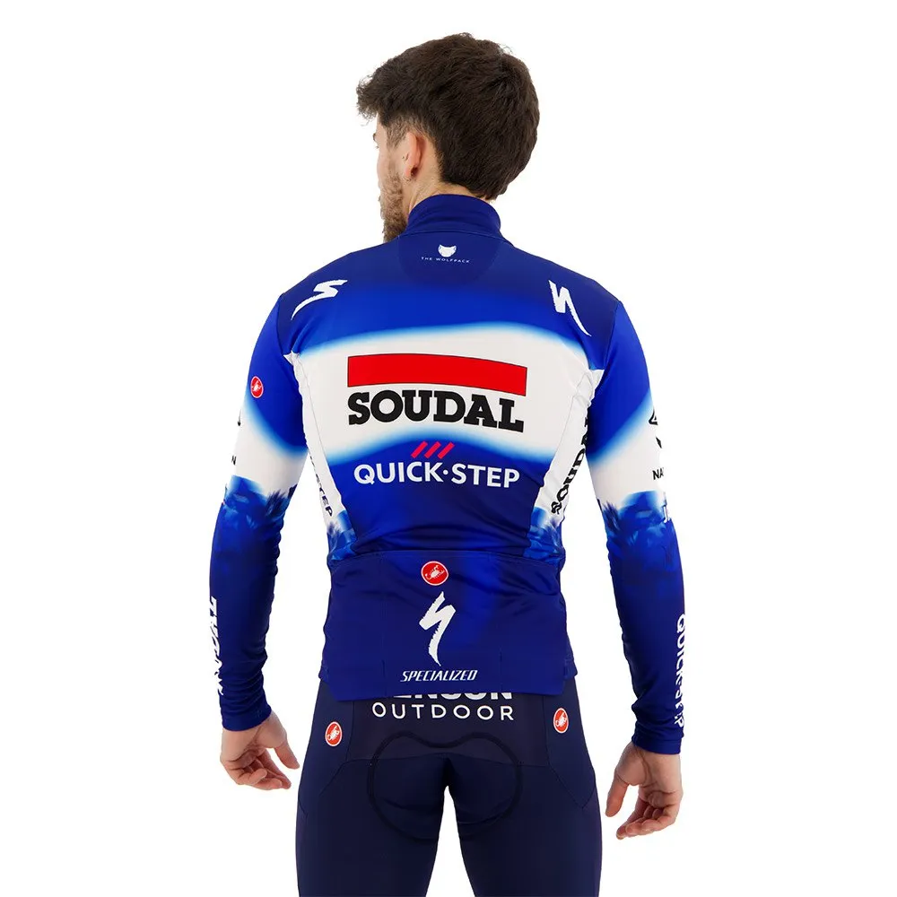 Castelli Thermal Soudal Quick-step 2024 Langermet Trøye Castelli Thermal Soudal Quick-step 2024 Langermet Trøye