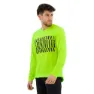 Castelli Trail Tech Langarmet T-skjorte, Electric lime / dark grey, M