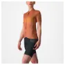 Castelli Unilimited Sentiero Kort Ermet Trøye, Mocha / goldenrod, S