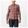 Castelli Unlimitd Flannel Skjorte Med Lange Ermer, Mineral red / tarmac, S
