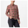 Castelli Unlimitd Flannel Skjorte Med Lange Ermer, Mineral red / tarmac, S