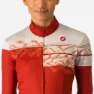 Castelli Unlimited Thermal 2 Langermet Trøye, Red ocre / silver moon, M