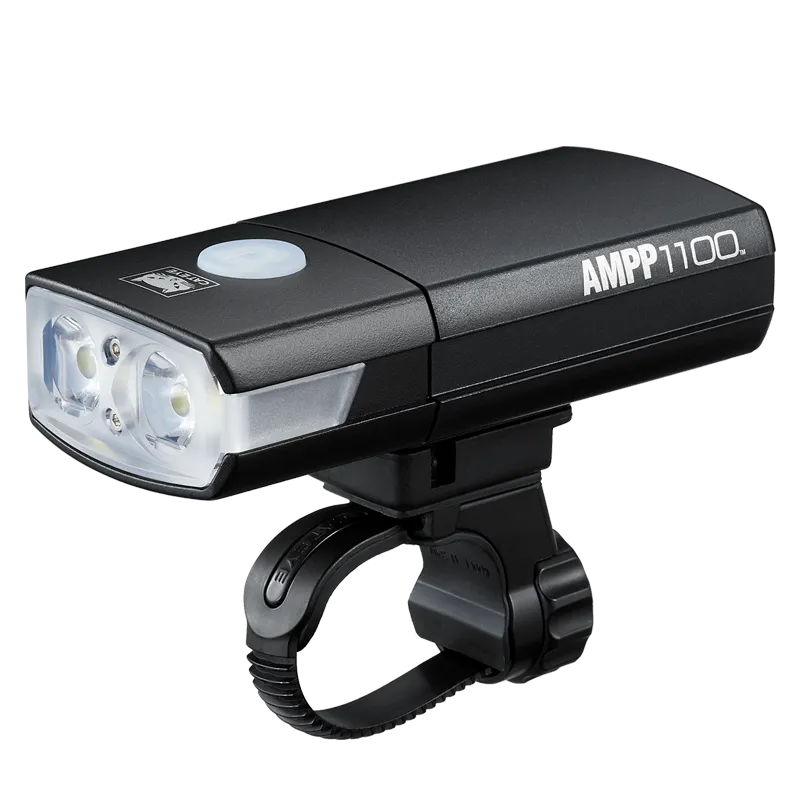 CatEye Ampp1100 Frontlys, Black, 1100 Lysstyrker
