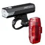 CatEye Ampp900 + Viz300 Sykkellyktesett, Black, 900/300 Lysstyrker