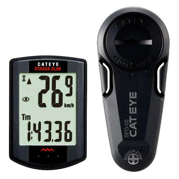 CatEye Rd310 Strada Slim Sykkelcomputer, Black, One Size