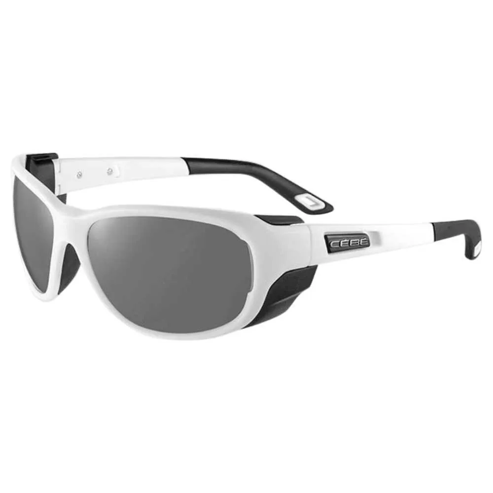 Cebe Everest Solbriller, White black matte, M- Zone Brown Silver AF/CAT4 Cebe Everest Solbriller, White black matte, M- Zone Brown Silver AF/CAT4