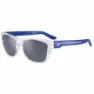 Cebe Hacker Solbriller unisex, Shiny translucent / clear blue, 1500 Grey PC AR Silver Flash Mirror/CAT3