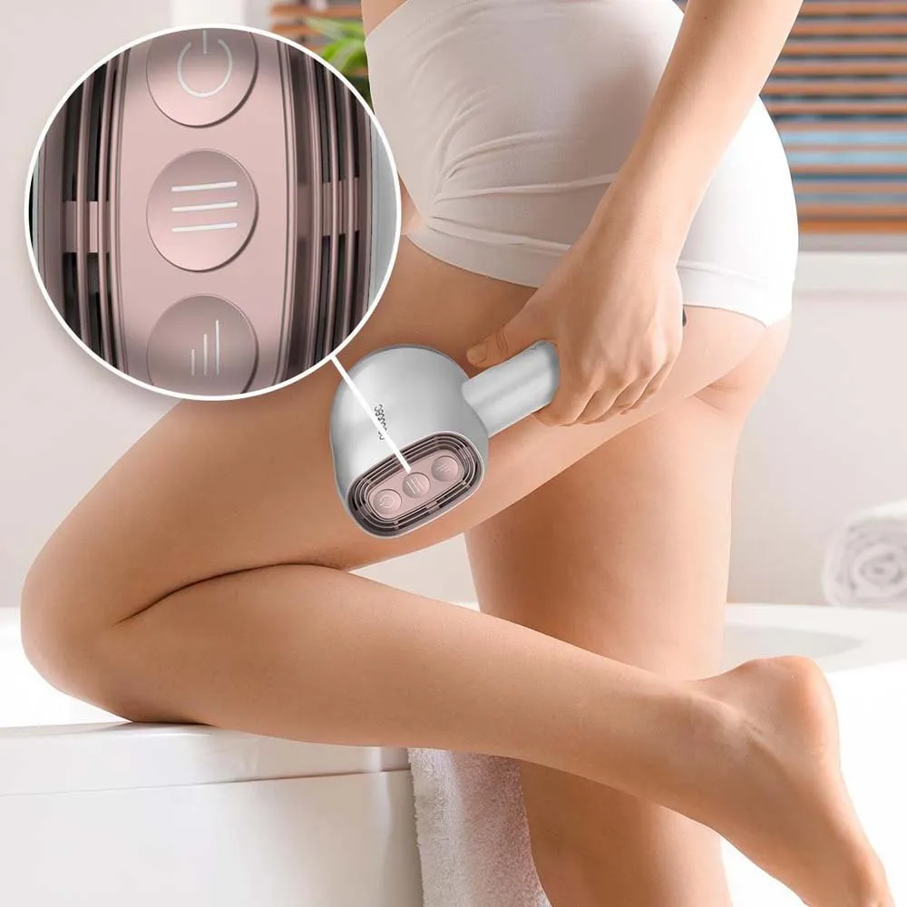 Cecotec Bamba Skincare Silhouette Anti-cellulittmassasjer, White, One Size