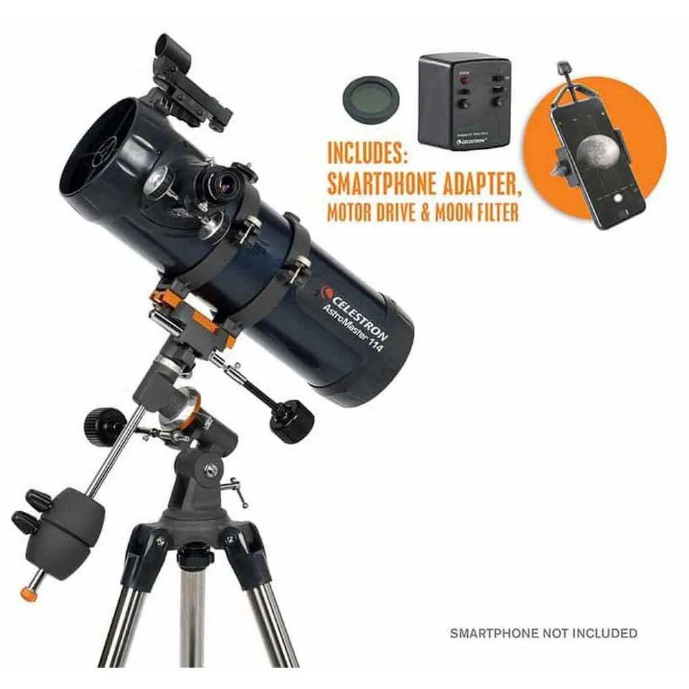 Celestron Astromaster 114eq Md Smart Teleskop, Black, One Size