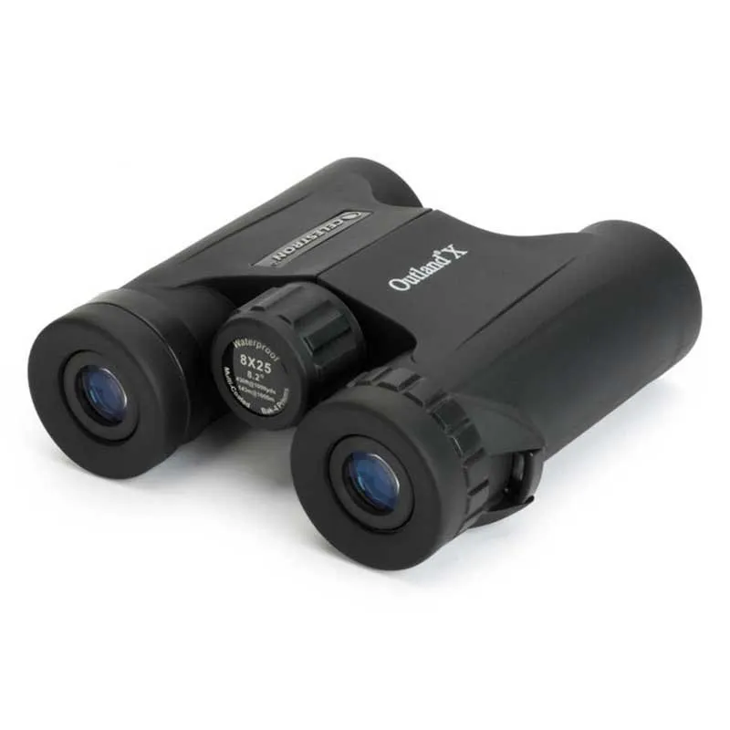 Celestron Outland X 8x25 Black Kikkerter, Black, One Size
