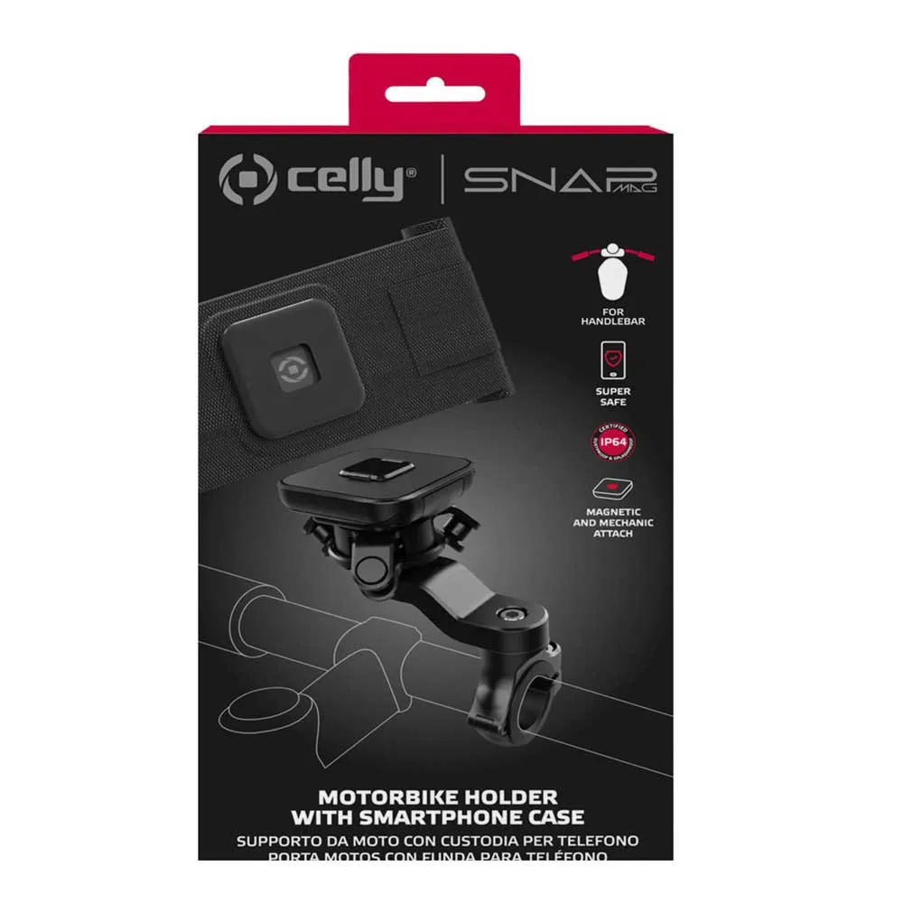 Celly Magn 17 9 Cm Styretelefonholder, Black, One Size