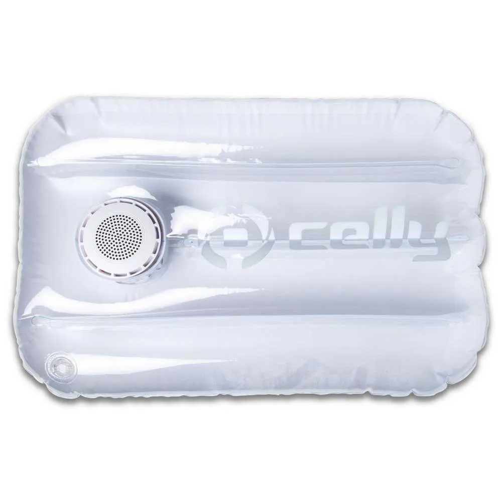 Celly Poolpillow Wp-høyttaler + Oppblåsbar unisex, White, One Size Celly Poolpillow Wp-høyttaler + Oppblåsbar unisex, White, One Size