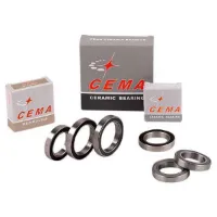 Cema 6806 Rustfritt Stål Kranklager 10 Enheter
