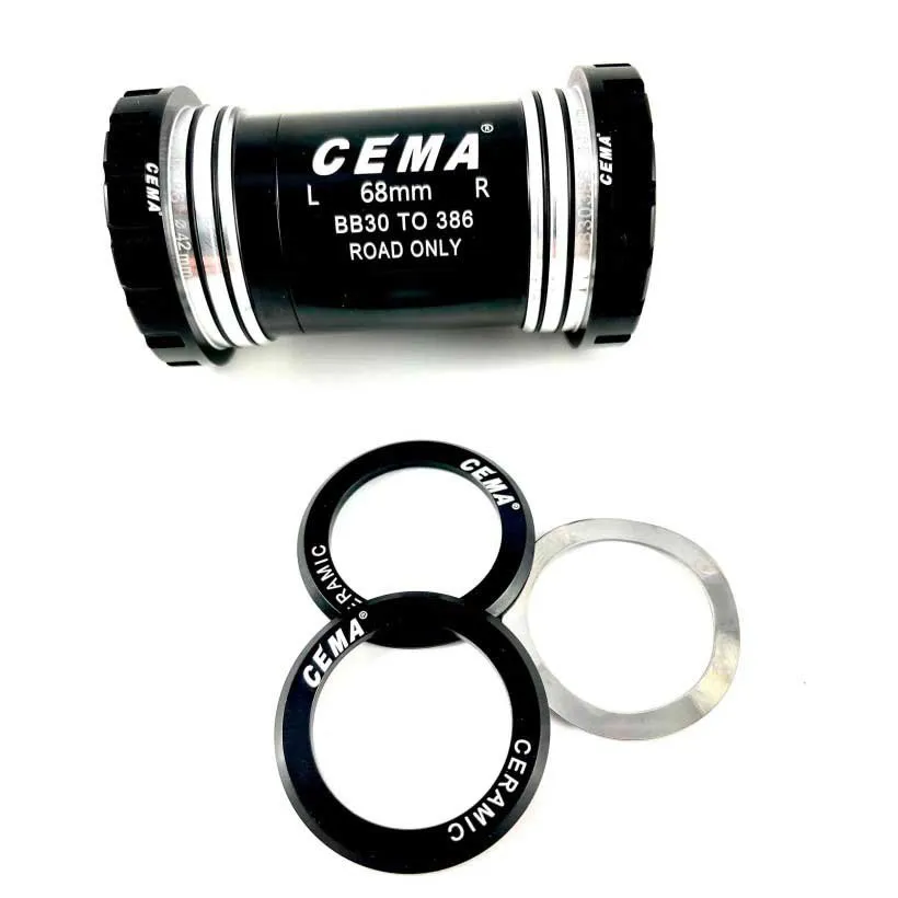 Cema Bb30 Rotor 3d+/fsa386 Kranklager, Black, 68mm