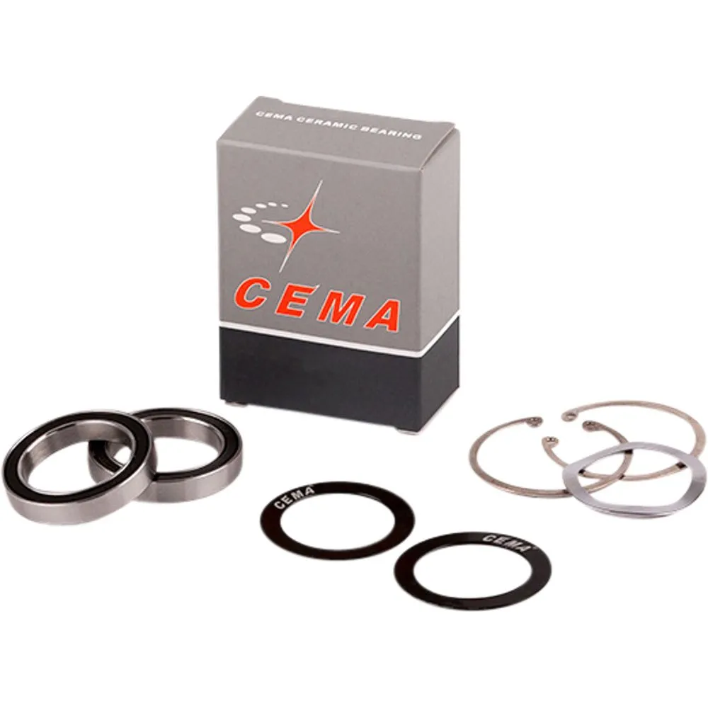 Cema Bb30 Steel Chrome Pf30 Kranklager, Silver, One Size Cema Bb30 Steel Chrome Pf30 Kranklager, Silver, One Size