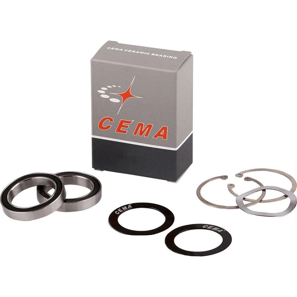 Cema Bb30 Steel Chrome Pf30 Kranklager, Silver, One Size Cema Bb30 Steel Chrome Pf30 Kranklager, Silver, One Size