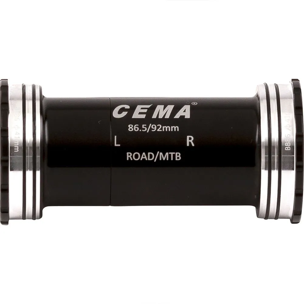 Cema Bb86-bb92 Ceramic Sram Gxp Kranklagerkopper, Black, 86.5/92mm