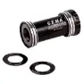 Cema Bbright42 Stainless Steel Sram Gxp Kranklagerkopper, Black, 79mm