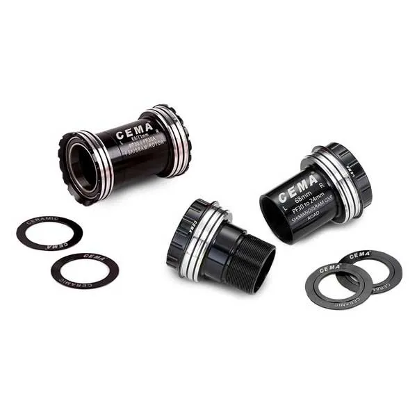 Cema Pf30 Ceramic Fsa386/rotor 30 Mm Kranklagerkopper, Black, 68/73mm Cema Pf30 Ceramic Fsa386/rotor 30 Mm Kranklagerkopper, Black, 68/73mm
