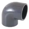 Cepex 01725 90º Pvc Ø225 Albue Med Muffe unisex, Grey, One Size